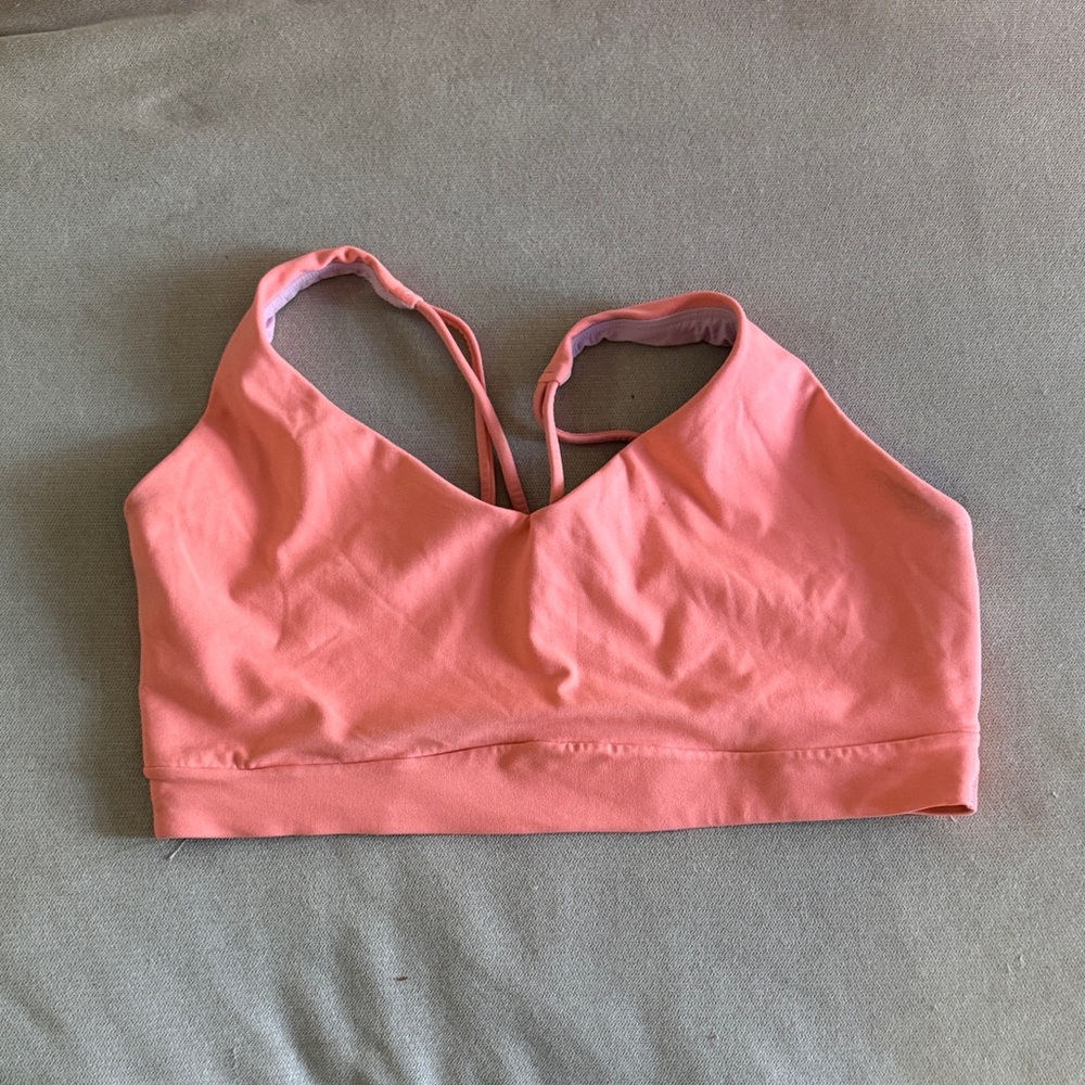 Athleta Vibrant Coral Sports Bra
